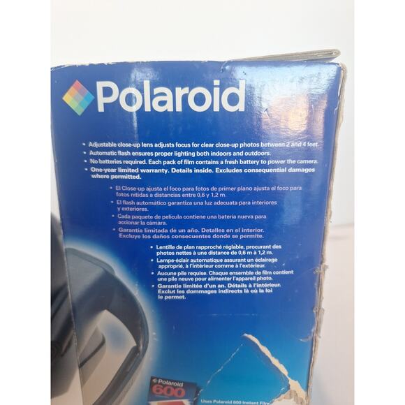 Polaroid OneStep Express 600 Instant Camera Mint in Box- Tested, Like New! - Picture 5 of 6